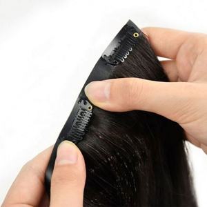 2024 New <b>Seamless</b> Brazilian <b>Hair</b> <b>Extension</b> 100% Cuticle Aligned PU Invisible <b>Clip</b>-<b>In</b> <b>Hair</b> - Product Image 5