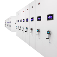 Sistema de Estanterías Móviles Inteligentes con Cerradura, Color RAL Personalizado Blanco, Azul, Negro para Oficina de Abogados, Oficina de Contabilidad, Sala de Documentos
