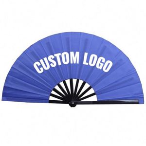 Personalized Portable Hand Fan Foldable Design with Custom Logo for Music Festival Party Favors and Business <b>Gifts</b> - Product Image 3