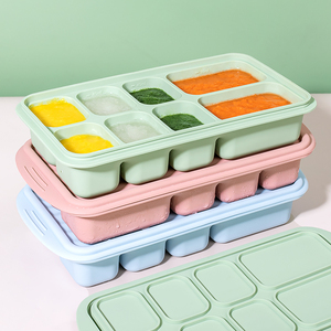 Moule à sucettes glacées pour lait maternel pour bébé, en silicone de qualité alimentaire, sans BPA, capacité de 420 ml, plateau de congélation pour aliments pour bébés faits maison, distributeur de fruits - Product Image 5