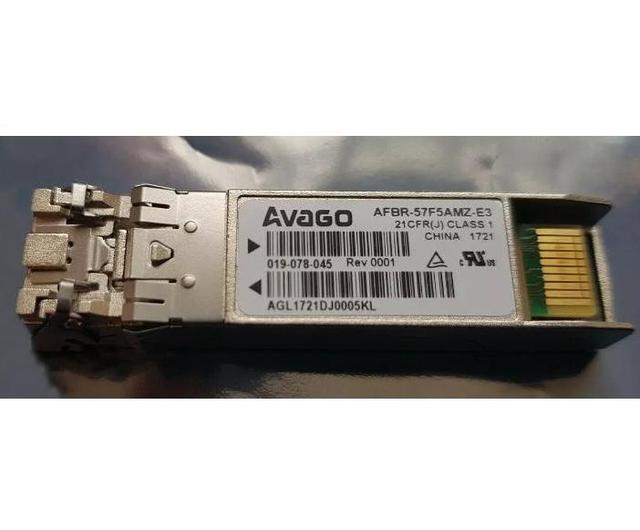 Avago Transceiver Module 019-078-045 16Gb 850nm SFP+ SWL AFBR-57F5AMZ-E3 EMCs