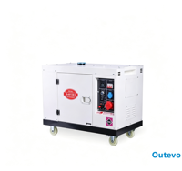 10-1000kw Genset Diesel Bobig Rangka Terbuka Senyap Besar dengan Start Otomatis 480V Efisiensi Tinggi dari Produsen