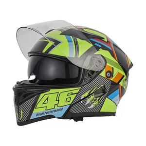 Settembre speciale DOT approvato casco integrale modulare moto Dual Visor casco para moto Flip Up Motor Cycle <span class=keywords><strong>Helmet</strong></span> - Product Image 4