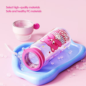 Nuova Tazza Termica Portatile con Manico e Cinghia, Design Animale Cartone Animato, Antigoccia, Riutilizzabile, per Studenti e Ufficio - Product Image 3