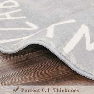 Tapis de jeu pour bébé épais 40 pouces, tapis en mousse rembourré de base pour le temps passé sur le ventre, ramper, antidérapant, rembourré - Product Image 3