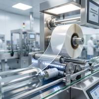 Étiquettes adhésives personnalisées imperméables en rouleau pour machines d'étiquetage automatiques, autocollants pour emballages de produits avec adhérence permanente