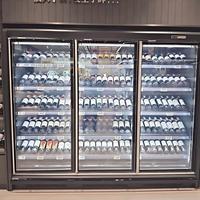 Vitrine Réfrigérée Verticale Personnalisée pour Viande, Grande Capacité, pour Supermarché et Boulangerie