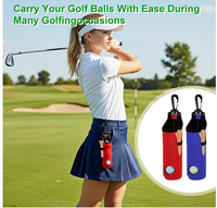 Pochette de golf en néoprène légère pour balles de golf, mini porte-balles pour le sport et les cadeaux d'extérieur – Vente en gros