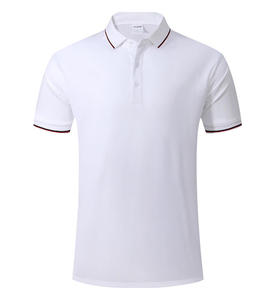 <span class=keywords><strong>Polo</strong></span> di Alta Qualità 100% Poliestere Traspirante a Manica Corta per Golf, T-shirt Stampata Bianco Puro per <span class=keywords><strong>Uomo</strong></span> e Donna - Product Image 6