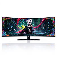 Nouvel écran d'ordinateur HDR IPS Black EINK de 49 pouces 165 Hz, temps de réponse de 0,03 ms, hauteur réglable, support rotatif, double port DP/