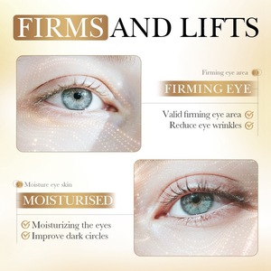 Crème pour les <span class=keywords><strong>yeux</strong></span> anti-âge au collagène et aux peptides de soie SADOER, hydratante, raffermissante, réduit les ridules, les cernes, niacinamide 20g, convient à tous les types de peau - Product Image 3