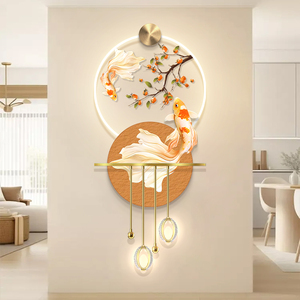 Stampa all'ingrosso moderna su tela <span class=keywords><strong>di</strong></span> cristallo pittura <span class=keywords><strong>di</strong></span> porcellana opere d'arte per la casa Hotel ufficio soggiorno decorazione Koi pittura <span class=keywords><strong>di</strong></span> pesce - Product Image 4