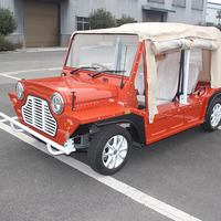 Mini Moke chinois, excellent véhicule tout-terrain 4 places, châssis de voiture électrique 72V 96V, bleu, batterie 100 kWh, vitesse maximale 40 km/h