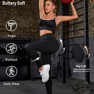 Seamless High Waist Yoga Pants Women Push Up Hip Leggings Squat Proof Gym Trousers - Product Image 4