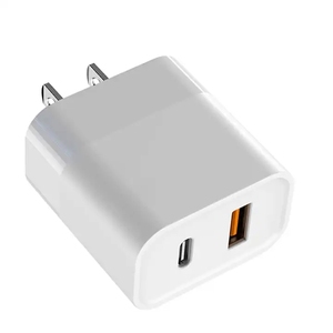 Cargador dual Cargador 20W Carga rápida Universal QC 3,0 Tipo A Adaptador de cargador PD para teléfonos inteligentes - Product Image 1