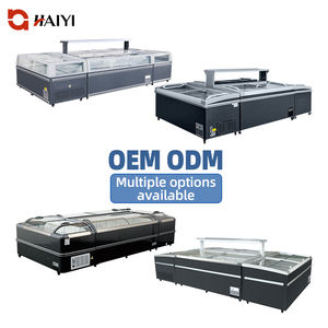 Réfrigérateur commercial congélateur îlot <span class=keywords><strong>vitrine</strong></span> pour supermarché crème glacée viande <span class=keywords><strong>vitrine</strong></span> en verre congélateur - Product Image 5