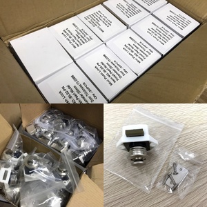 High Quality Furniture Mini RV Keyless Push Button <b>Lock</b> ANSI Grade 1 Security Zinc Alloy+ABS Material Caravan Bathroom - Product Image 6
