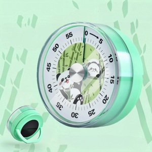 Mechanical Timer Silent Alarm Clock Visual Timer For Children <b>Study</b> Room Student Self Discipline Tool Metal <b>Material</b> - Product Image 1