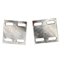 Plaque Q235 HDG sur mesure pour soudage, découpe et pliage, traitement personnalisé pour fixation de profilés de murs-rideaux de bâtiment