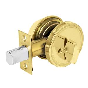 Hermex serratura CERO-11 resistente antifurto impermeabile in ottone brillante catenaccio farfalla chiave 70mm misura in acciaio inox alluminio zinco - Product Image 2