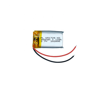 651729 <span class=keywords><strong>3</strong></span>.7V 300Mah Lipo Batterij Met Pcb - Product Image 1