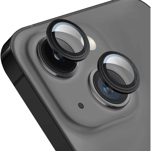 Hot Sales Anti-Scratch High Transparent 2.5D 9H Clear Tempered Glass Camera Lens Protector for iPhone 16 15 14 13 12 Camera Ring