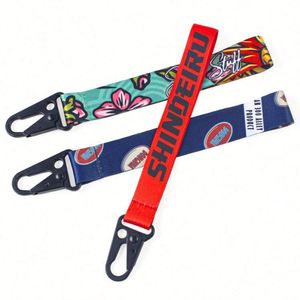 Airbus Cellphone Customized <b>Polyester</b> logo Adjustable <b>Lanyard</b> with Buckles - Product Image 2