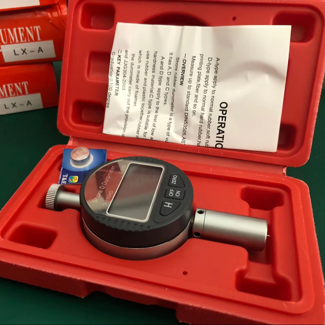 DTEC HT6510O Digital Shore Hardness Tester,For Soft Elastic Materials,Nylon,Print Rollers,USB to RS-232 PC,ISO,ASTMD Qualified