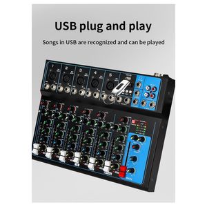 Professional 4 Channel <b>USB</b> Stereo RCA Mixer With <b>Bluetooth</b> Audio Interface <b>For</b> Live Recording And Streaming - Product Image 2