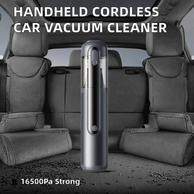 OEM Aluminum Alloy Vertical Handheld Car Vacuum Cleaner Small Portable Large Suction Special Suction Blow Wireless