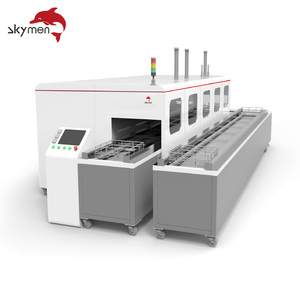 Ligne de nettoyage et de séchage à ultrasons de type crawler Skymen, <span class=keywords><strong>nettoyeur</strong></span> à ultrasons industriel <span class=keywords><strong>pour</strong></span> composants mécaniques et vannes hydrauliques - Product Image 2