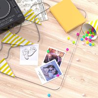 Tapis de bureau multifonctionnel en plastique PVC transparent pour bureau, ordinateur, ordinateur portable, clavier, protecteur de bureau debout.