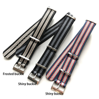 Ventes directes d'usine Bracelet de montre en toile en nylon Omegaa Nylon Omeg a Straps 007 Bracelet de montre en nylon 20mm