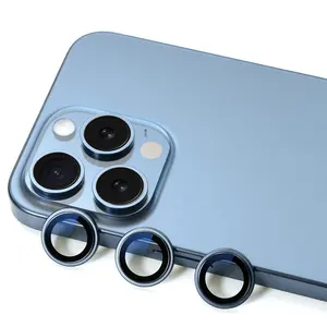 RJiPhoneネイチャーマットカラーPVDカメラレンズ保護フィルム9h強化ガラスカメラスクリーンプロテクター