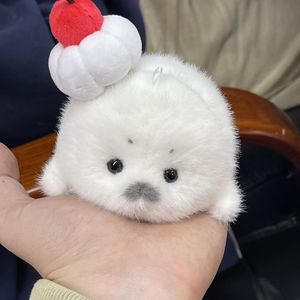 Ciondolo a forma di piccolo focale in peluche, fatto a mano, simulazione di guardiano dell'oceano, giocattolo a tema oceano, regalo - Product Image 5
