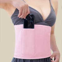 Ceinture de sport KUNLI, ceinture amincissante pour la taille, améliorant la transpiration, revêtement en ions argent, pour le yoga, la course à pied, le tonification, le façonnage de la taille