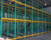 Stockage en entrepôt support de flux de palette de rouleaux à gravité robuste