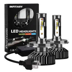 Infitary factory wholesale 9005 9006 H1 H3 LED car light cooling fan halogen & xenon headlamp H4 H7 led headlight bulbs