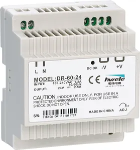 Din Rail ประเภท DR-60-12 60W 12V 4.5A Din Rail Power Supply สำหรับอุตสาหกรรมอัตโนมัติ