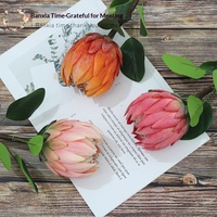 Fleur de Protea Artificielle en Soie, Décoration Maison & Magasin, Aménagement Hôtelier, Style Naturel, Photographie