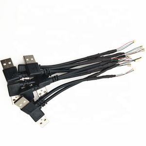 สาย USB แบบกำหนดเอง หัวต่อแบบ Male 90 องศา ซ้าย ต่อกับหัวต่อ JST 4 พิน ระยะห่าง 1.0 มม. พร้อมสายเคเบิล 30awg - Product Image 4