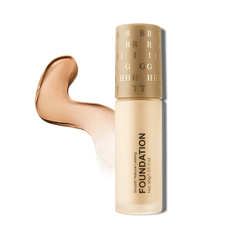 Lasting Moisture Liquid Brush Private Label Liquid Foundation Makeup Beeswax Embosser Bottle Cream Concealer And Foundation