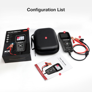 KINGBOLEN BM520 Probador de Baterías para Coche 6V 12V 24V, Analizador de Baterías, Multímetro, Prueba de Arranque, Carga y Ondulación - Product Image 6