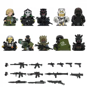 Set <span class=keywords><strong>de</strong></span> Figuras <span class=keywords><strong>de</strong></span> Acción Delta Operation Villon Soldier Red Wolf Weilong Fuerzas Especiales con <span class=keywords><strong>Armas</strong></span> para Niños, Juguetes <span class=keywords><strong>de</strong></span> Construcción - Product Image 3