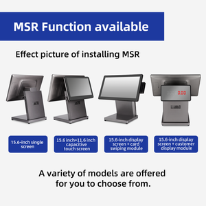15.6 inch Máy tính để bàn tất cả-trong-một cảm ứng POS hệ thống tốt nhất giá rẻ tiền mặt đăng ký cho các nhà hàng cho POS & tiền mặt đăng ký bán - Product Image 3