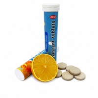 Comprimés effervescents de Vitamine C OEM directement de l'usine, Zinc D3, Complément de santé pour adultes, Soutien immunitaire et anti-fatigue, 3,5g, Marque privée