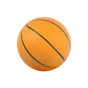 Balón de Baloncesto de Espuma PU Silencioso, Personalizado para Niños, Juguete Promocional, Balón de Baloncesto Suave y Silencioso para Interiores - Product Image 1