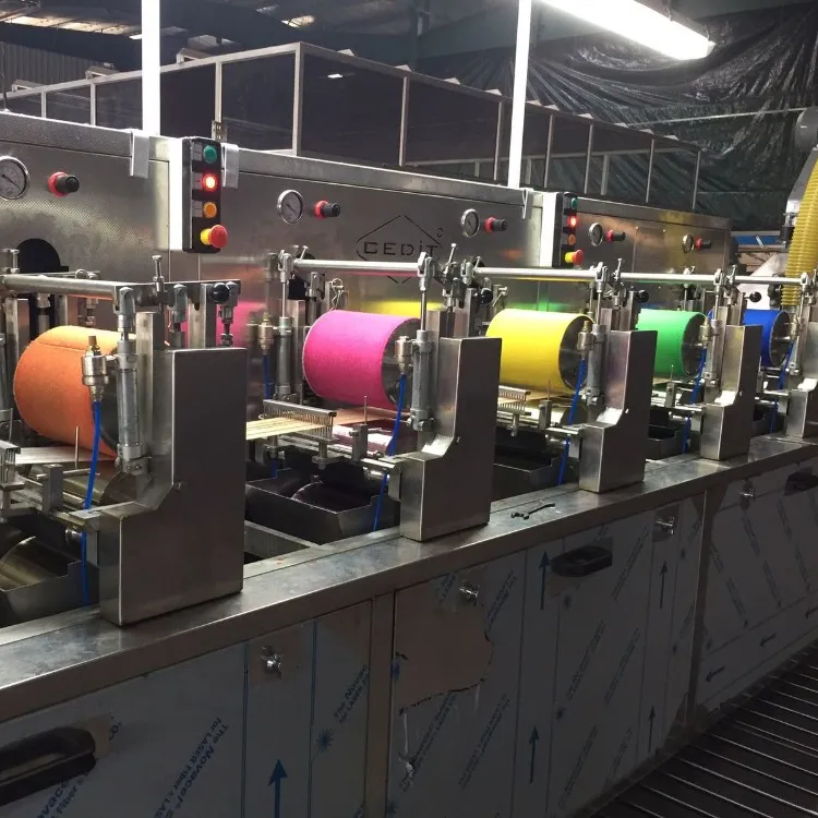 Máquina de sobrancelha de fio de tricô da mão de várias cores