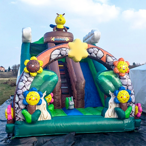 Tobogán inflable de abejas para niños, castillo inflable para fiestas infantiles al aire libre. - Product Image 1