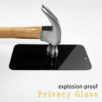 Protection d'écran en verre trempé anti-espion pour iPhone 11/12/13/14/15, protection d'écran de téléphone portable